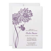 Summer Dahlias Shower/Party Invitation