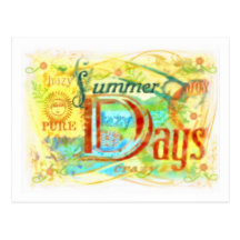 Summer Days Postcard