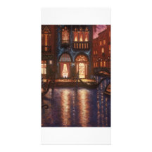 Summer Evening in Venice Photo Card Template