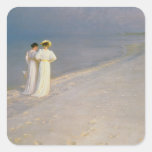 Summer Evening on the Skagen Southern Beach Sticker