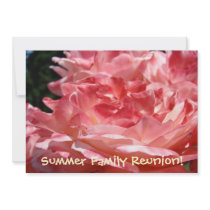 Summer Family Reunion! Invitation Cards Roses