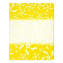Summer Floral Design. Sunny Yellow. Personalized Invite
