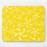 Summer Floral Design. Sunny Yellow. Mousepads