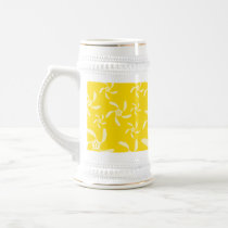 Summer Floral Design. Sunny Yellow. Coffee Mug