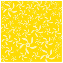 Summer Floral Design. Sunny Yellow. Photo Cut Out