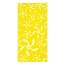 Summer Floral Design. Sunny Yellow. Picture Card
