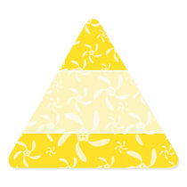 Summer Floral Design. Sunny Yellow. Stickers