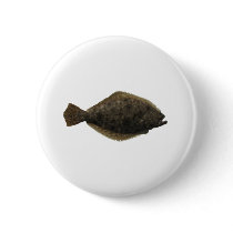Summer Flounder Pinback Button