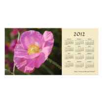 Summer flowers 2012 Calendar Photo Card