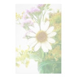 Summer Flowers Bouquet Personalized Stationery