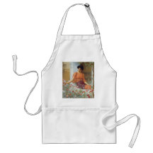Summer Flowers by John William Godward Apron