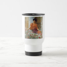 Summer Flowers by John William Godward Coffee Mugs