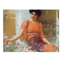 Summer Flowers by John William Godward postcards