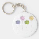 Summer Flowers Key Chain