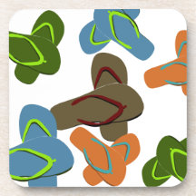 Summer Fun Flip Flops Coasters
