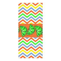 Summer Fun Limes Chevron Polka Dot Novelty Gifts Custom Invitation