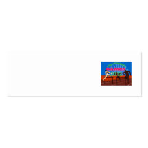 Summer Games 2012 Track and Field Hurdles Business Card