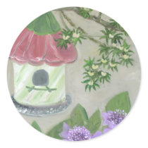 Summer Garden Round Sticker