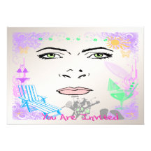 Summer Girl Invitation