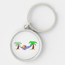 Summer Hammock Key Chain