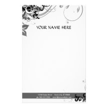 summer hi-fi stationery design