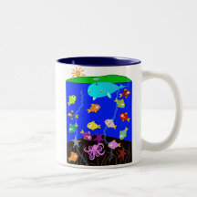 Summer Holiday in the Ocean Coffee Mug