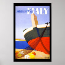 Summer In Italy Travel Poster