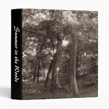 Summer in the Woods - Warm Toned Binder