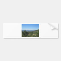Summer mountains bumper sticker