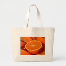 Summer Orange Canvas Bag