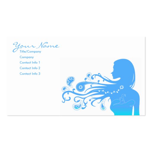 summer paisley business card templates