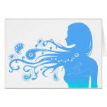 summer paisley greeting card