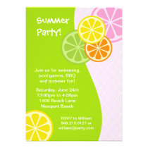 Summer Party Invitation invitations