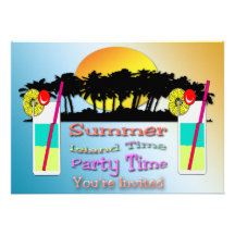 Summer - Party Time Invitation