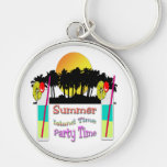 Summer - Party Time Keychain