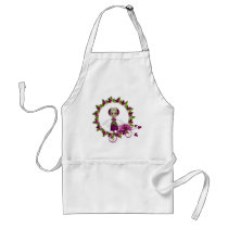 Summer Pink Rose Fae Apron