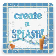 Summer Pool Party Announcements