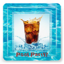 Summer Pool Party Personalized Invitation