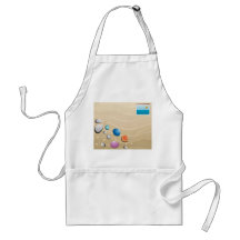 summer postcard apron