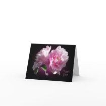 Summer Roses thank you card cards
