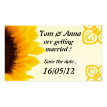 Summer Save The Date Business Card.