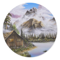 Summer Solitude Oil painting by David Paul Stickers