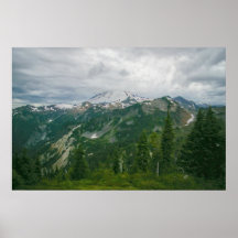 Summer storm on Baker Posters