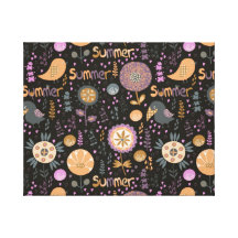 Summer Stretched Canvas Prints