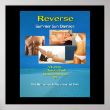 Summer Sun Damage Poster