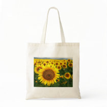 Summer Sunflowers Budget Tote  Bag