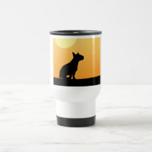 Summer Sunset Bull Terrier Coffee Mug