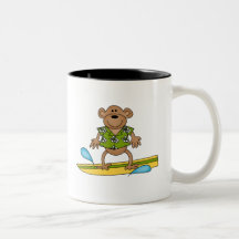 Summer Surfer Monkey Coffee Mugs