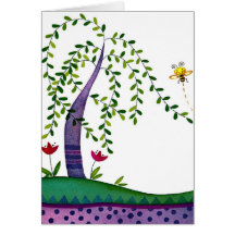 summer tree card