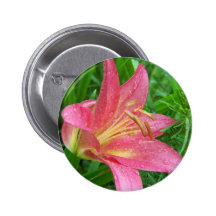 SummerFlowers046 Pinback Button